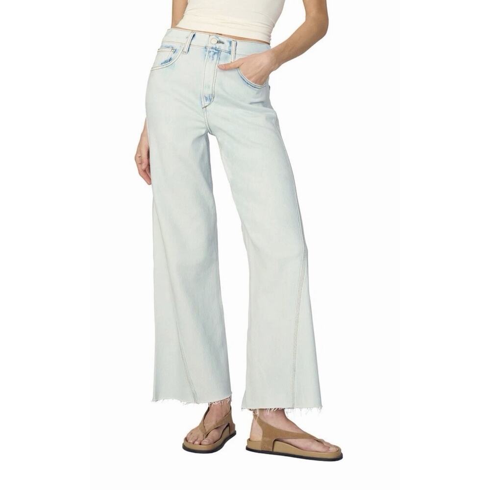 NWT $198 Joe's Jeans The Twisted Mia Ankle With Raw Hem Light Wash Women's Sz 27